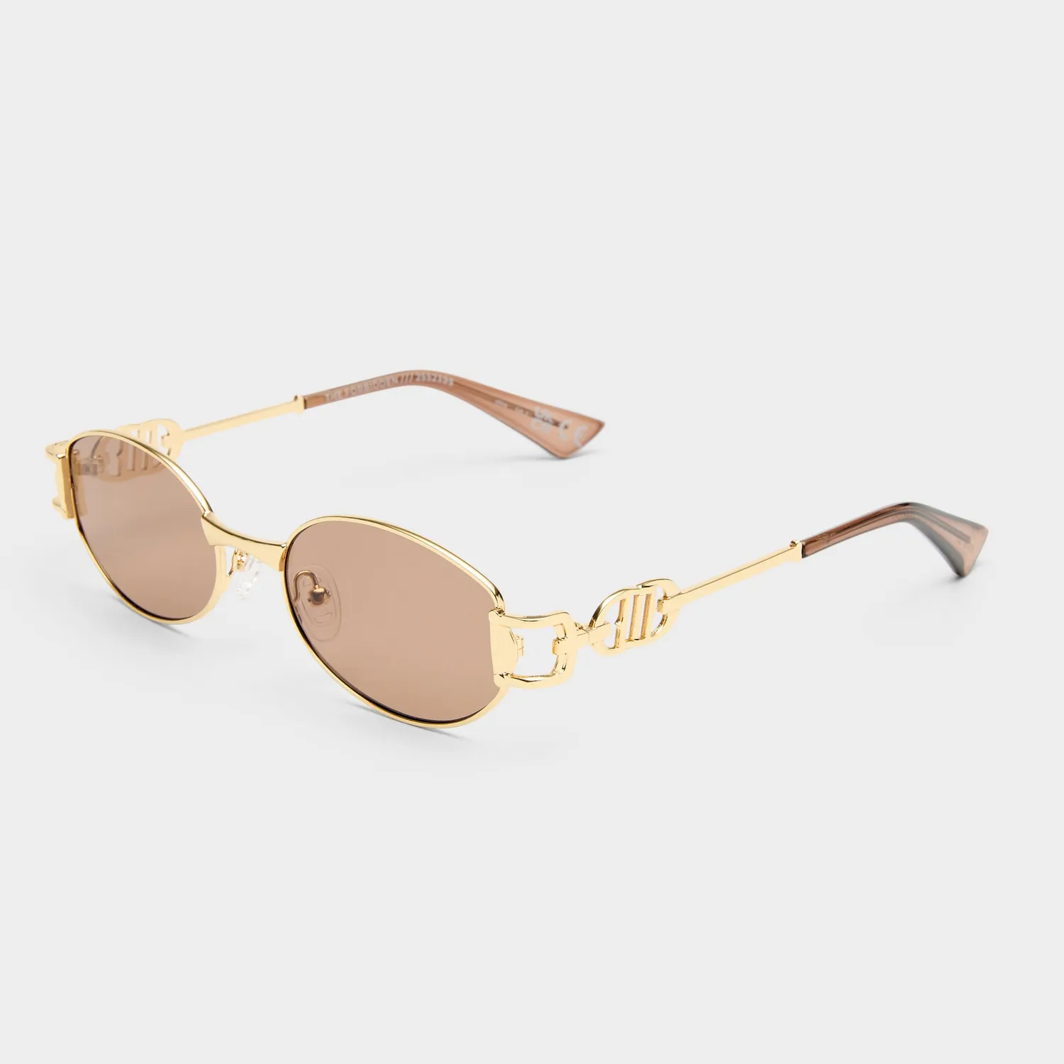 Le Specs The Forbidden occhiale da sole oro ovale