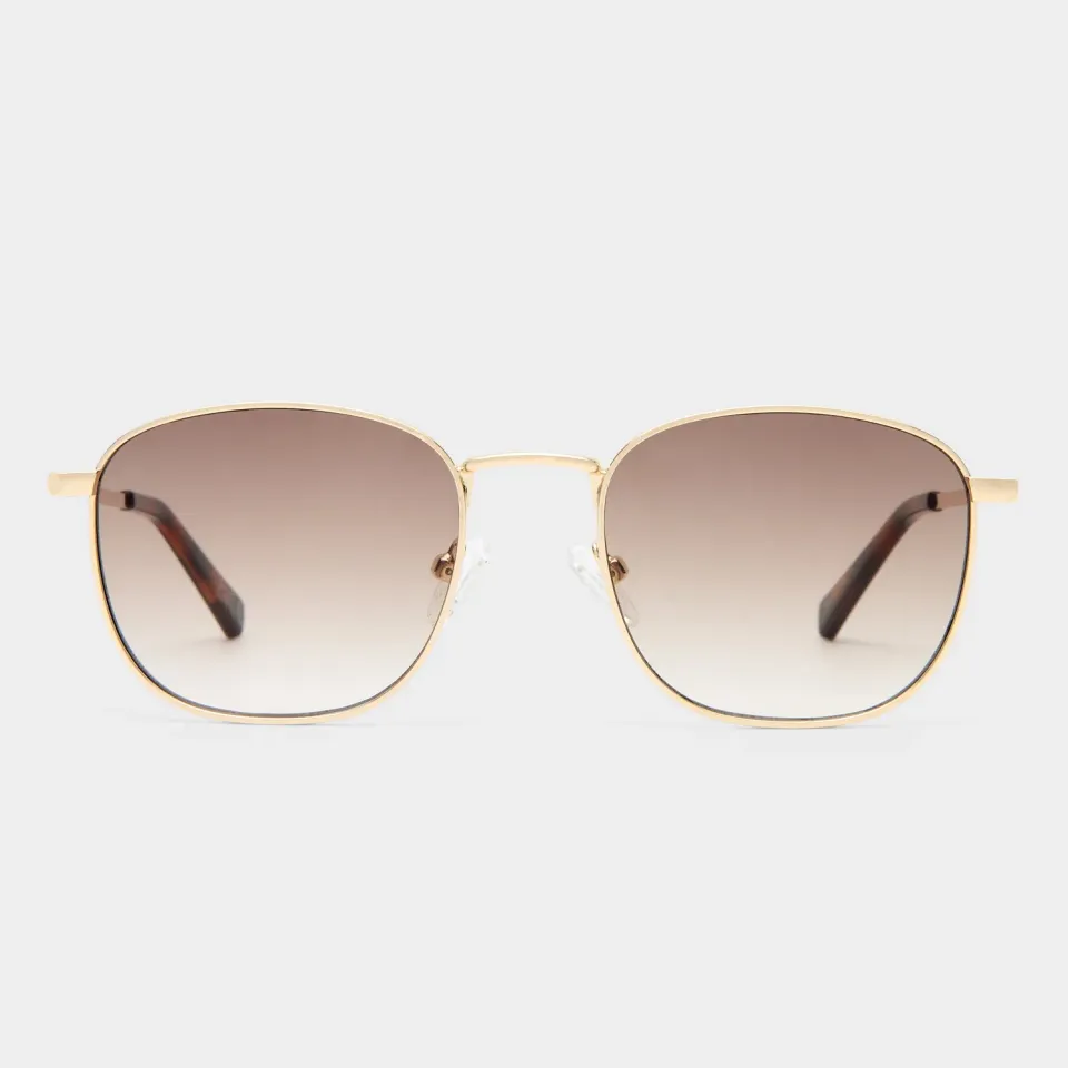 Le Specs Neptune Deux occhiale da sole oro marroni