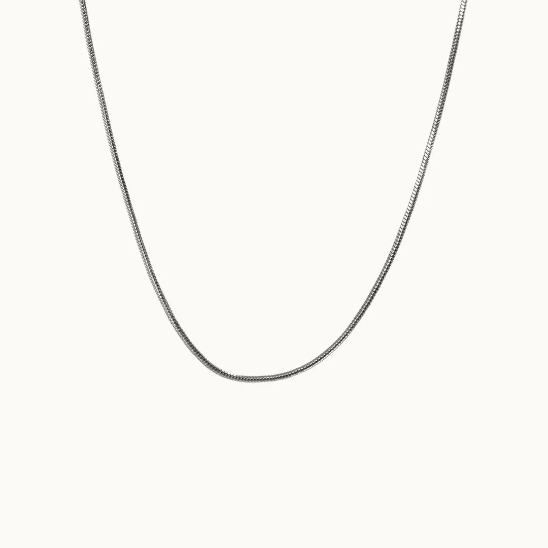 Hemmet Principle Snake Tail Chain collana oro giallo 50 cm