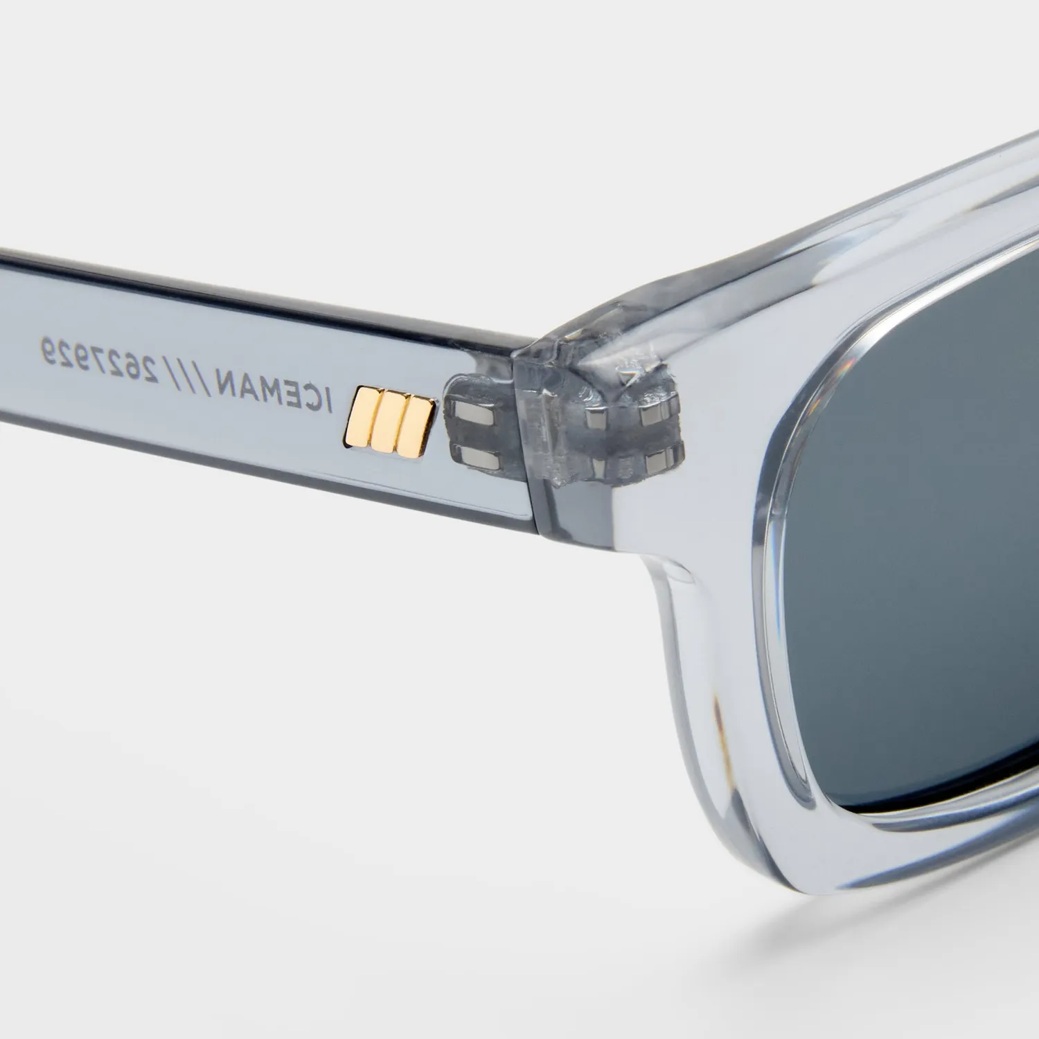 Le Specs Iceberg occhiale da sole quadrato grigio medium