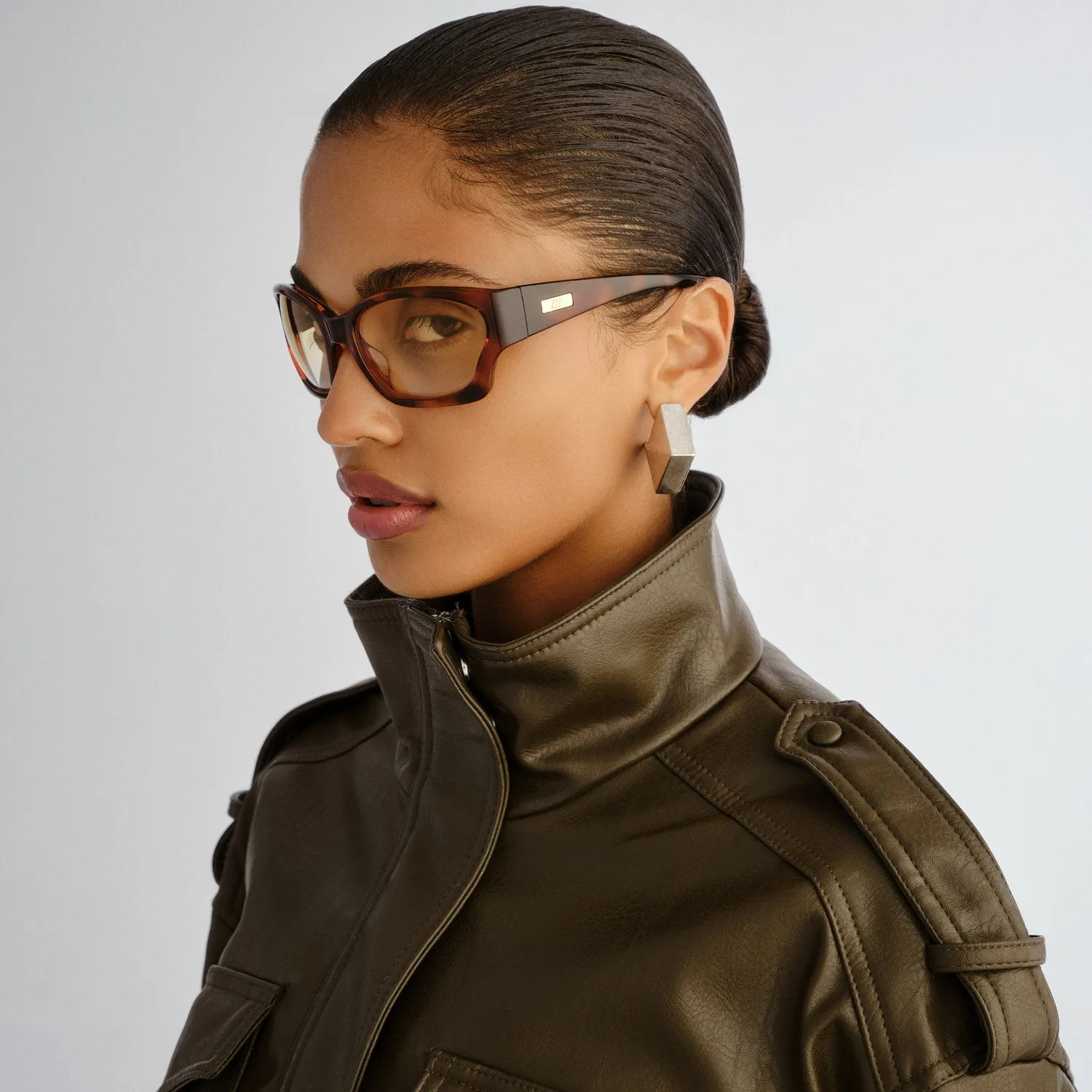 Le Specs Salacious occhiale da sole toffee tort wrap