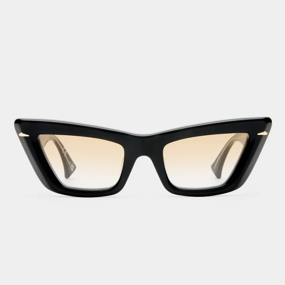 Le Specs Lucia occhiali da sole cat-eye nero acetato