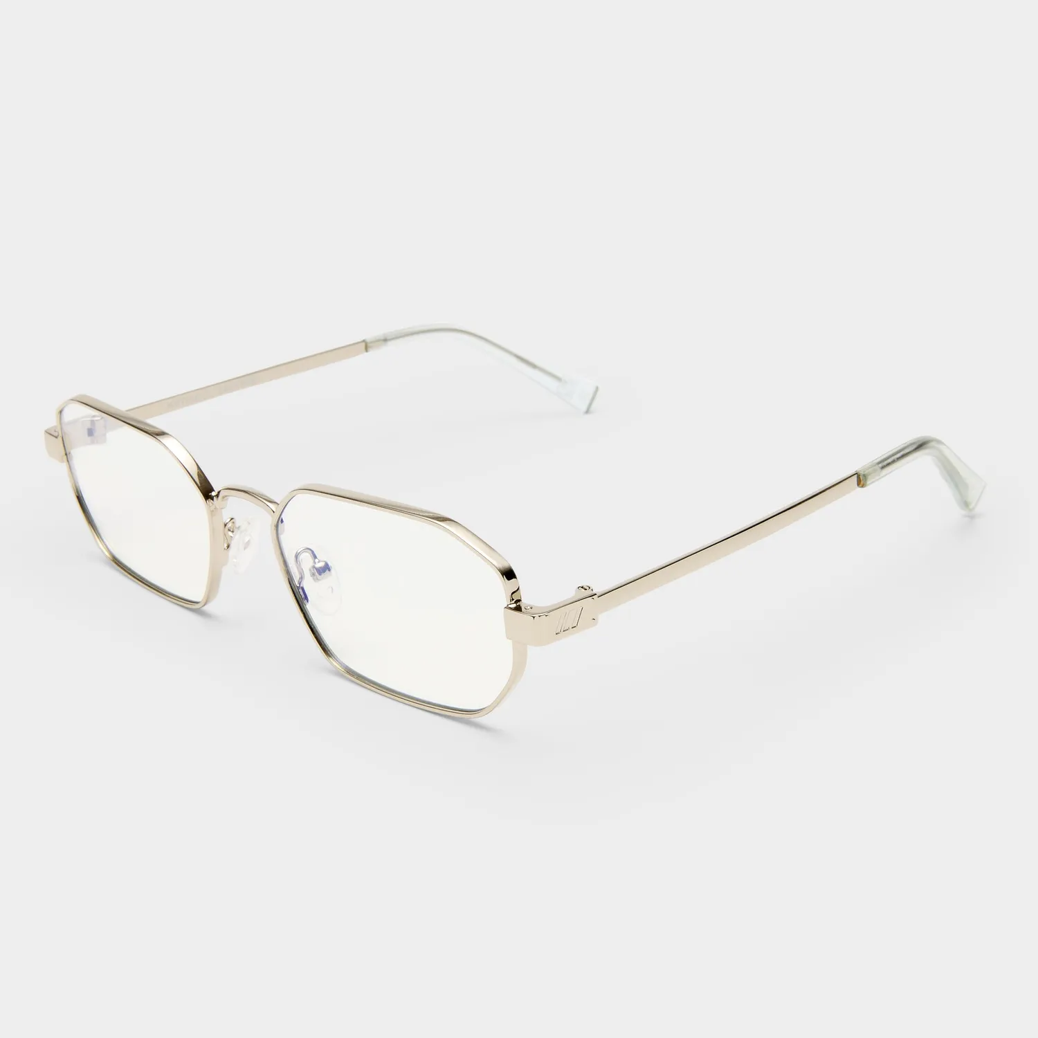 Le Specs Mythic occhiali luce blu argento