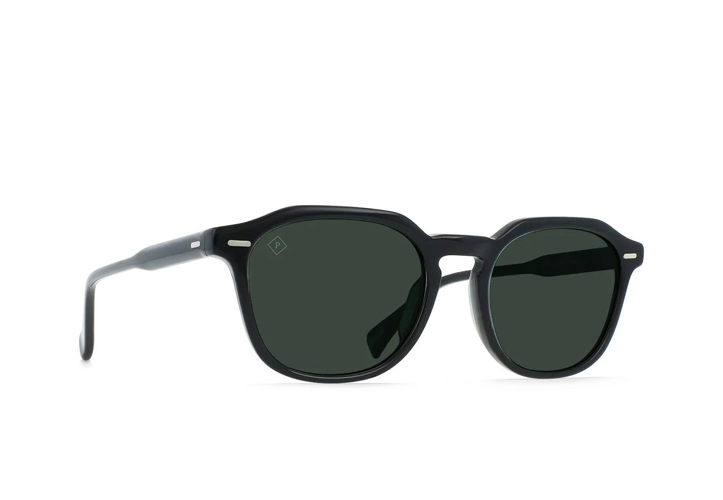 Raen Clyve occhiale da sole Recycled Black verde polarizzato 52