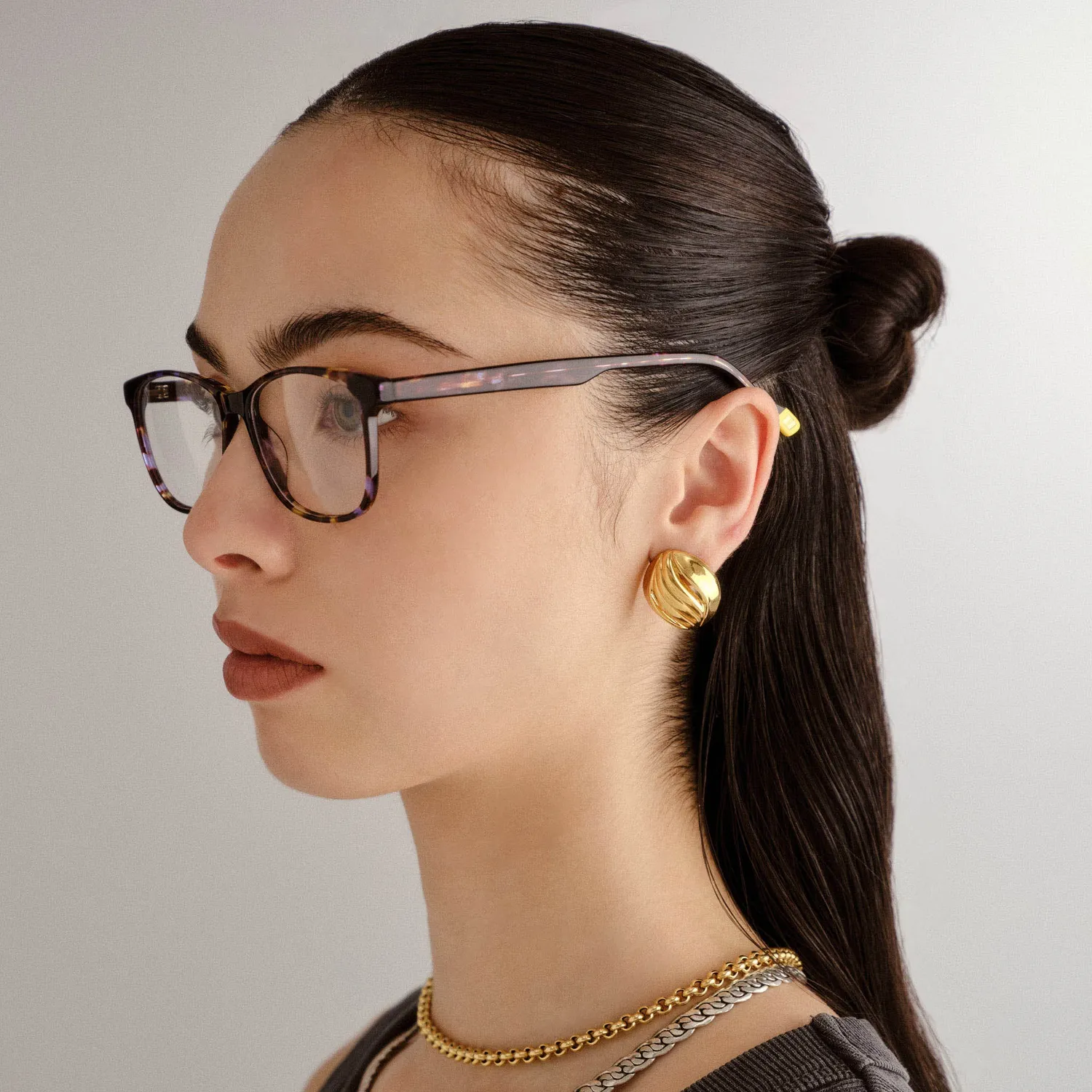 Le Specs Adoration montatura da vista pansy tort acetato