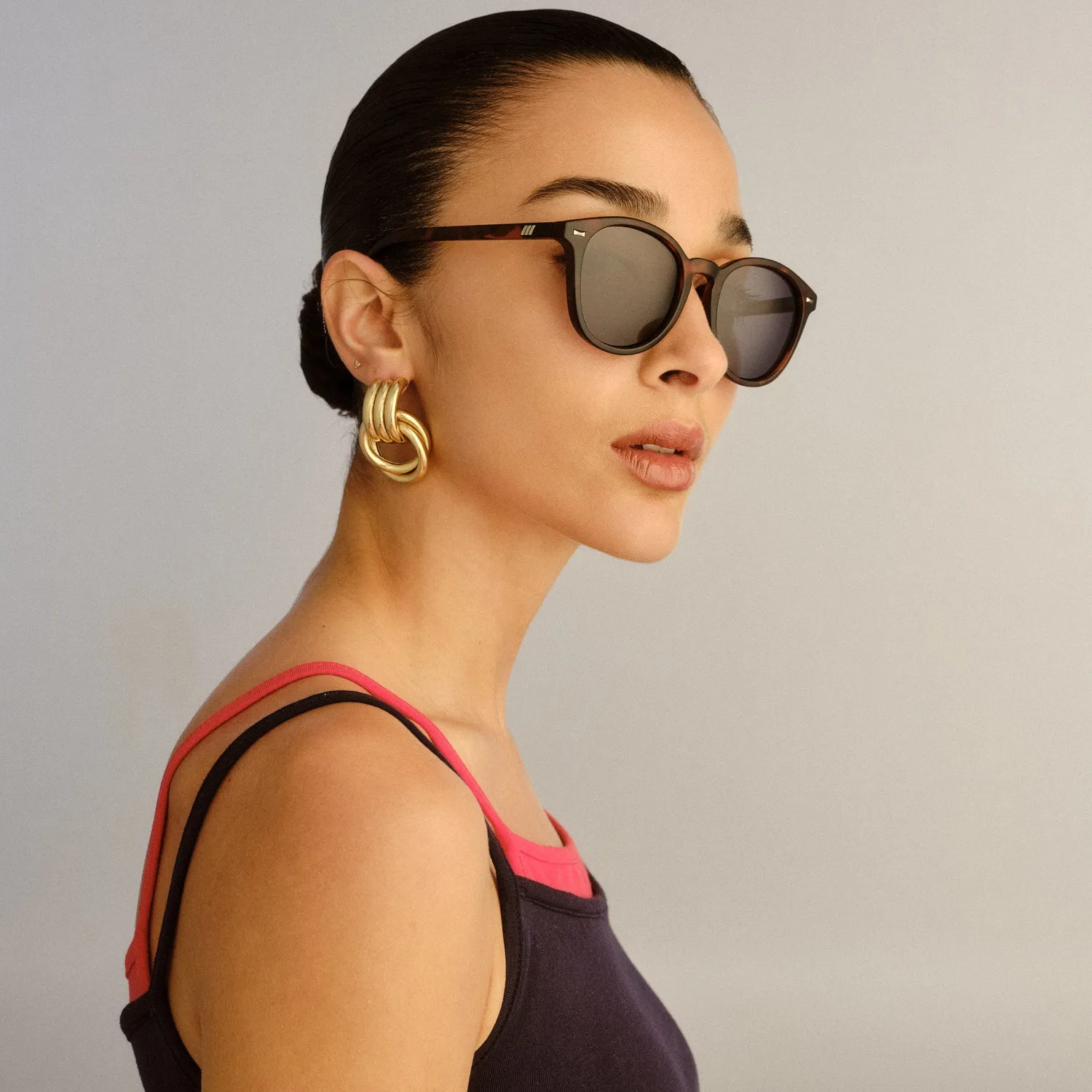 Le Specs Bandwagon occhiali da sole matte tort polarizzati