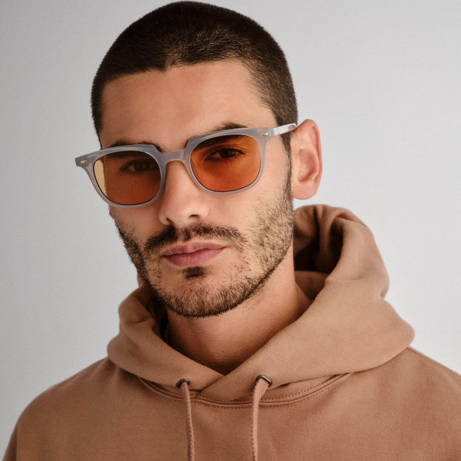 Le Specs Le Resolu occhiali da sole cloud lenti gialle
