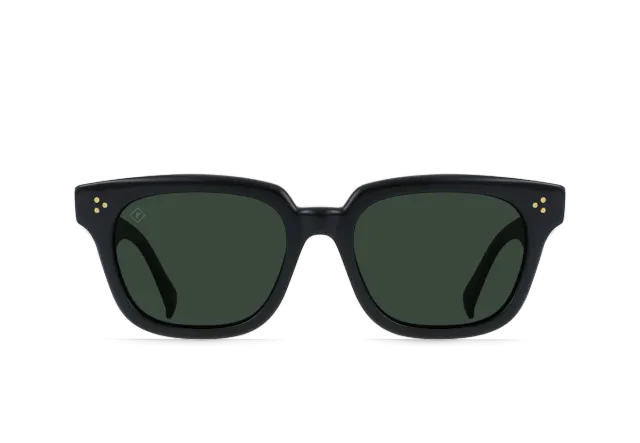 Raen Phonos 53 occhiale da sole black verde polarizzato