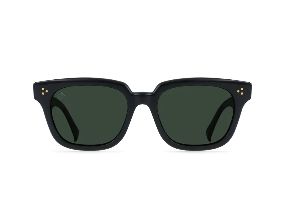 Raen Phonos 53 occhiale da sole black verde polarizzato