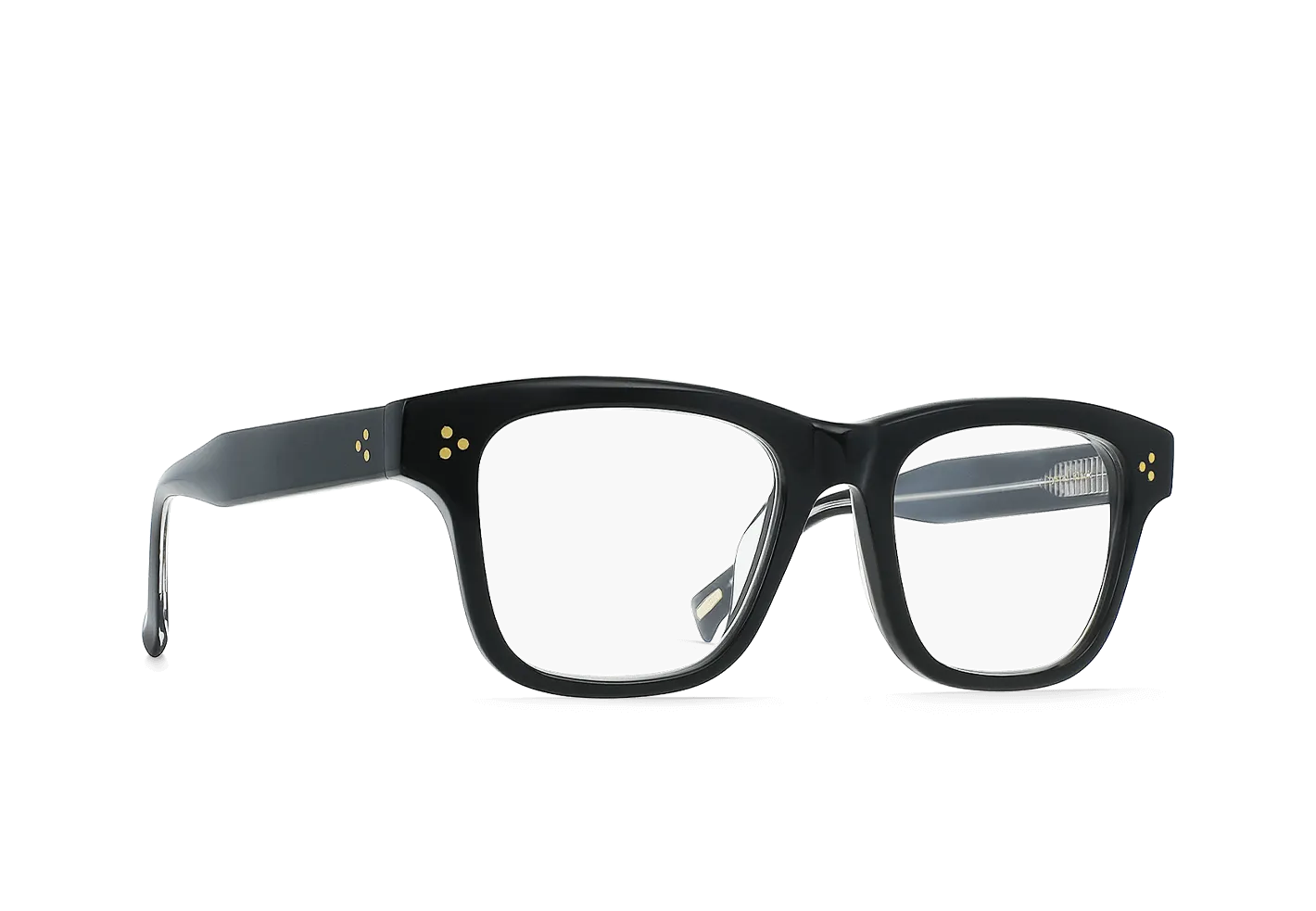 Raen Leuka montatura da vista Crystal Black 51 rettangolare