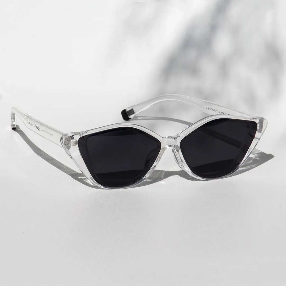 Hemmet HxA Femme Fatale occhiale da sole donna trasparente