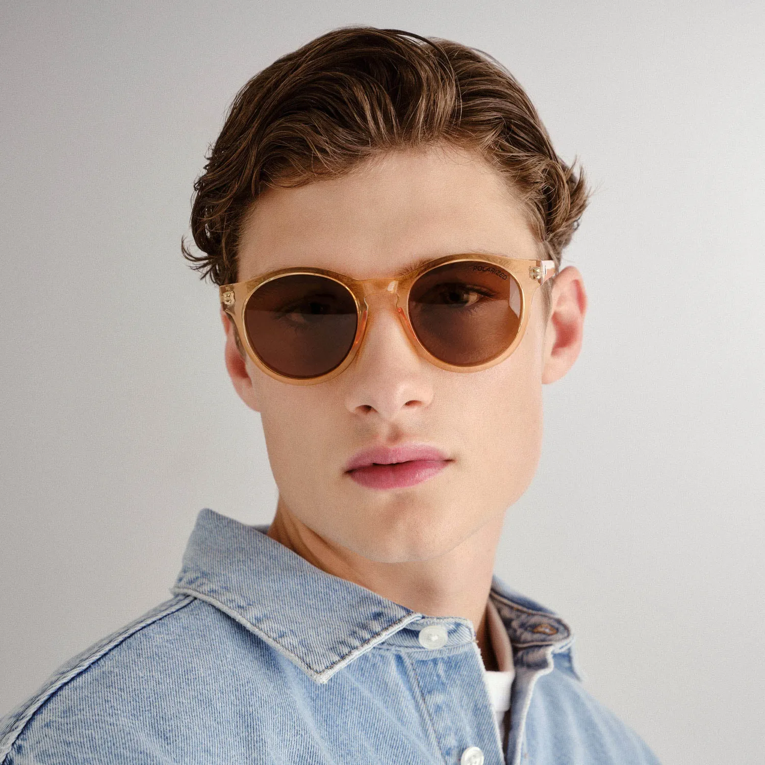 Le Specs Hey Macarena occhiale da sole biondo polarizzato