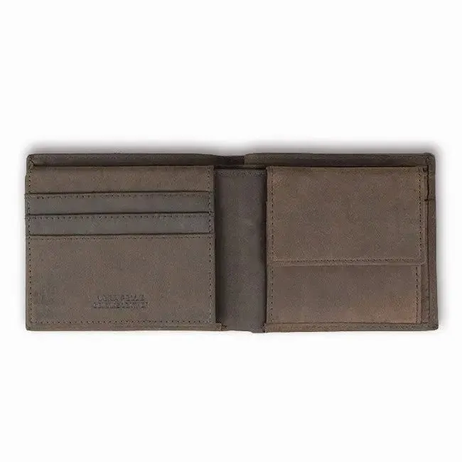 Hemmet Everyday portafoglio vera pelle marrone 7 carte