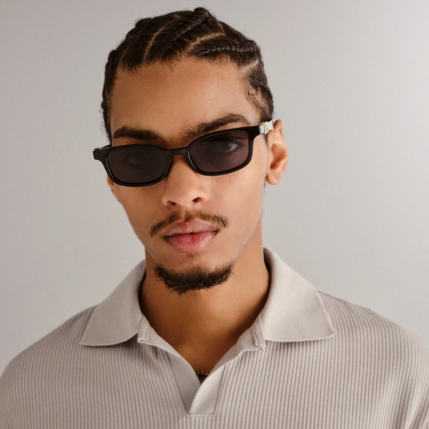 Le Specs Confidential occhiale da sole nero micro