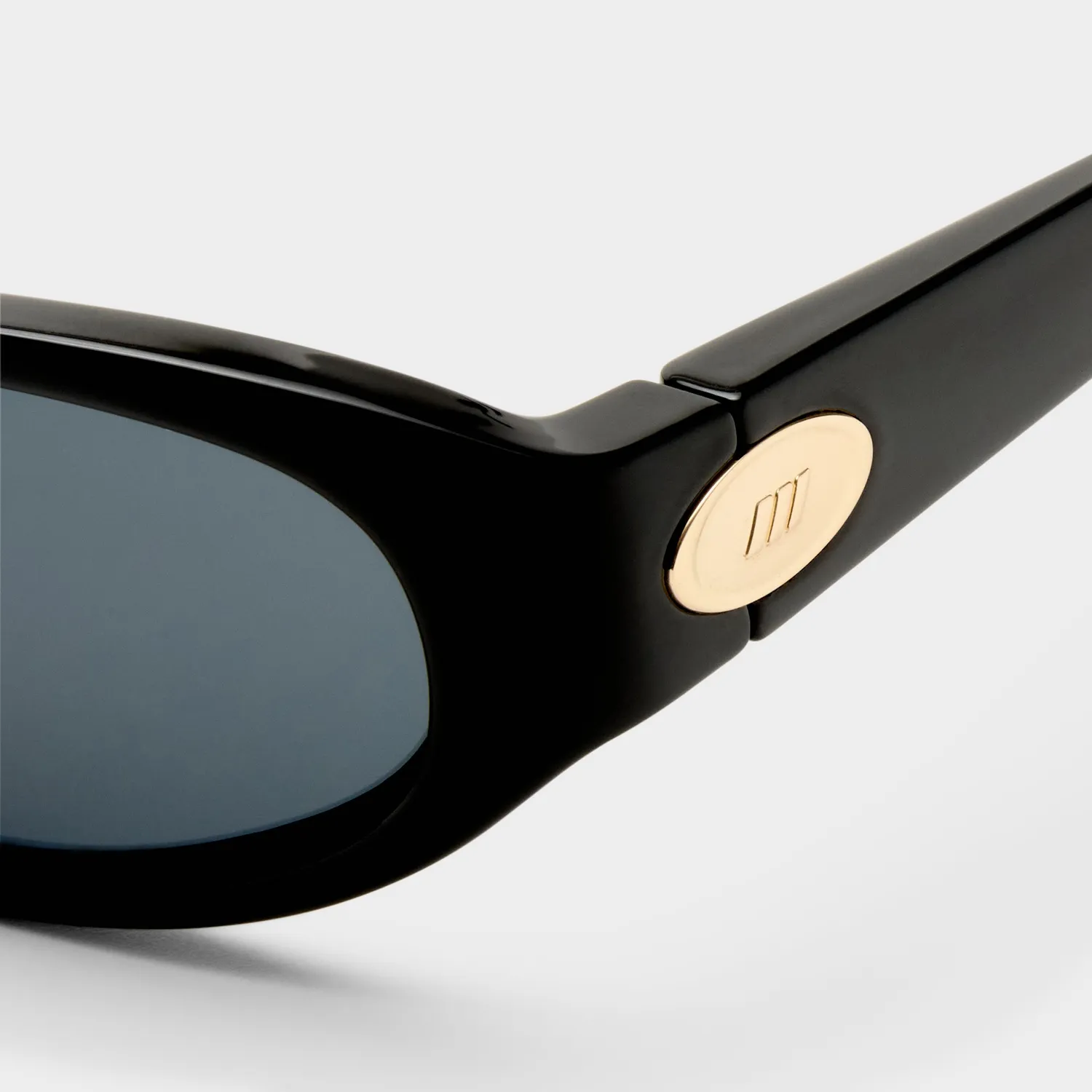 Le Specs Popalicious occhiale da sole nero ovale small