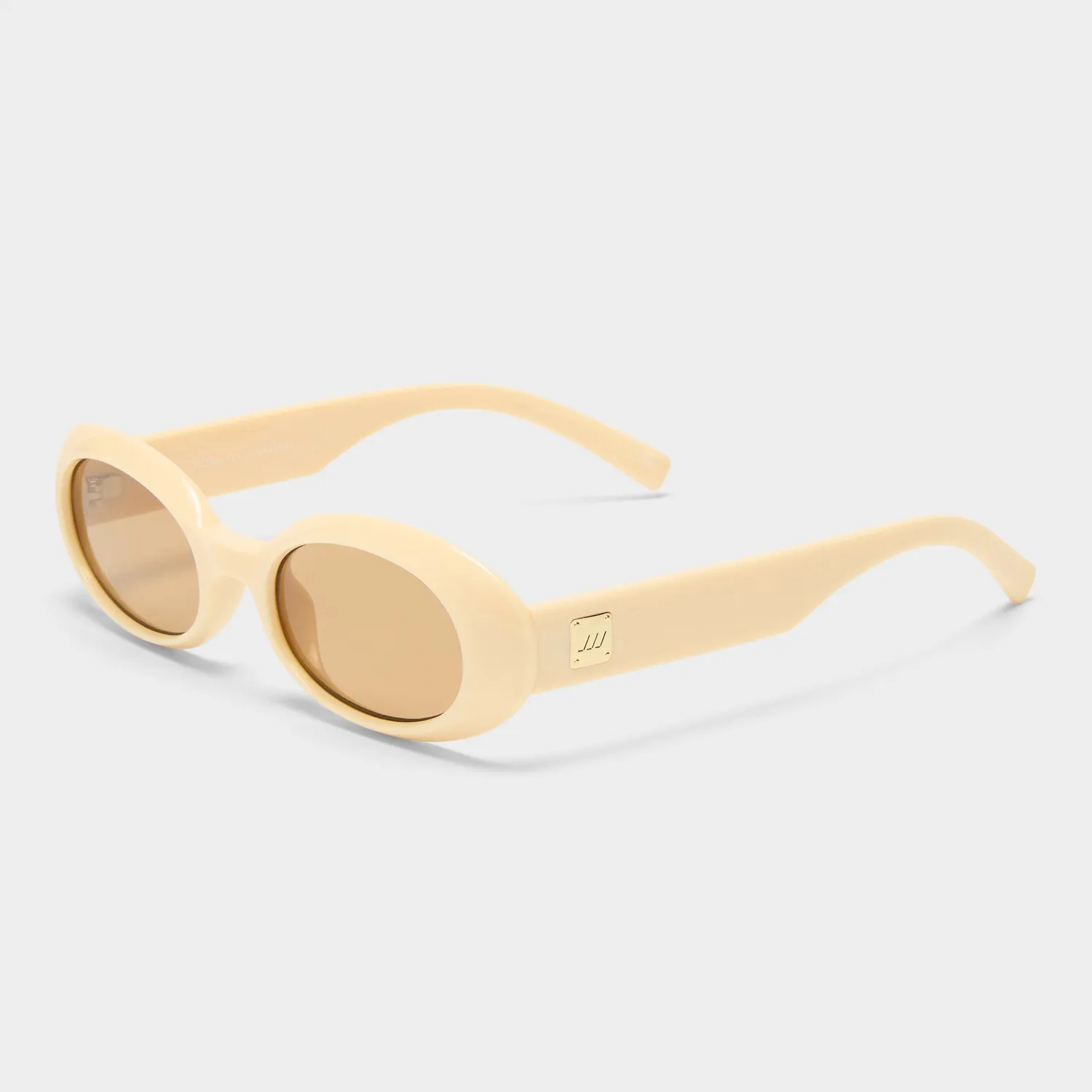 Le Specs Work It occhiali da sole avorio ovali