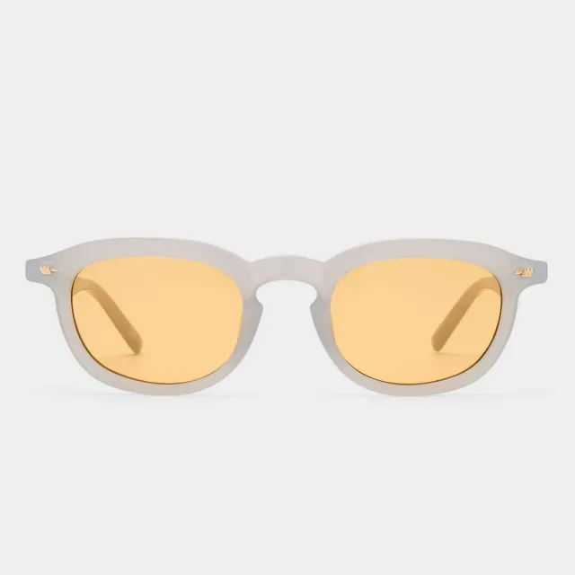 Le Specs Heart Throb occhiali da sole grigi rotondi