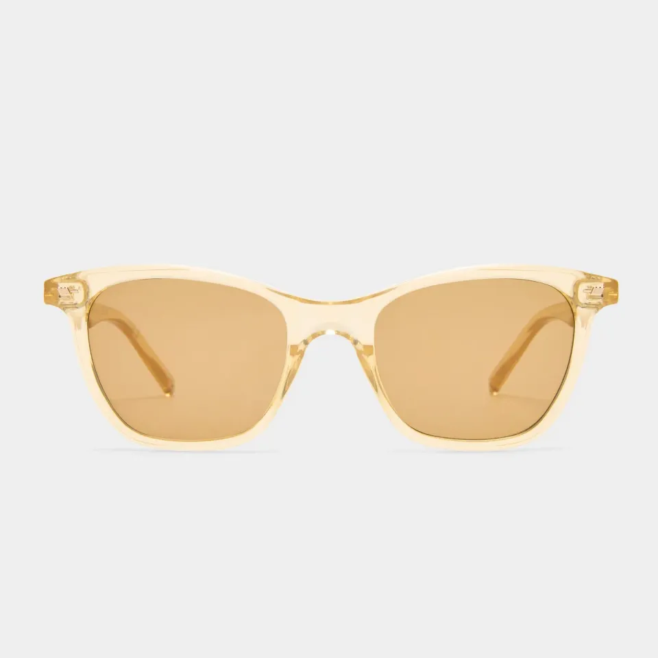 Le Specs Nonsensical occhiali da sole beige vintage