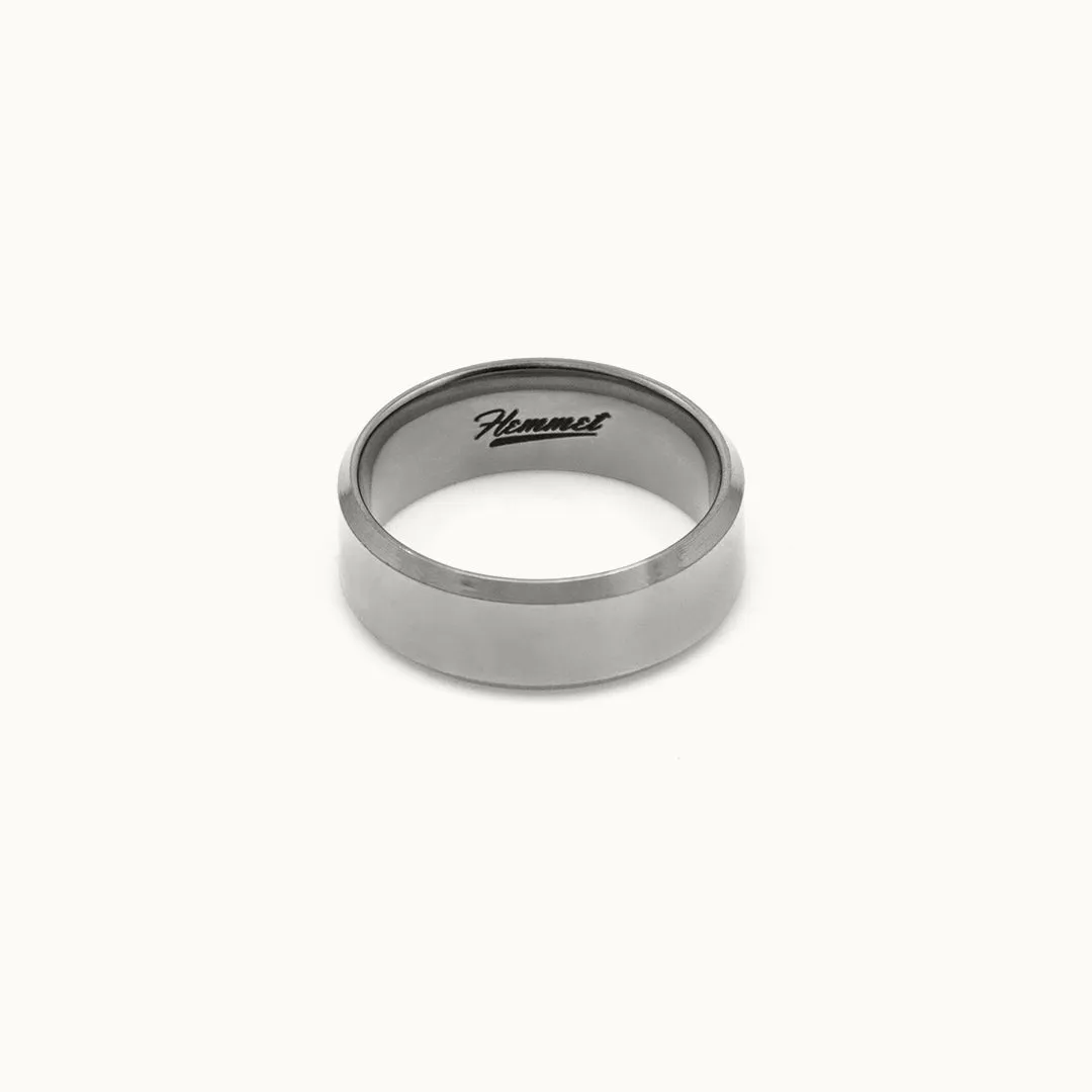 Hemmet Classic Flat Band anello oro giallo misura 8