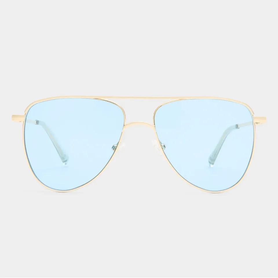 Le Specs The Duke occhiali da sole oro aviatore