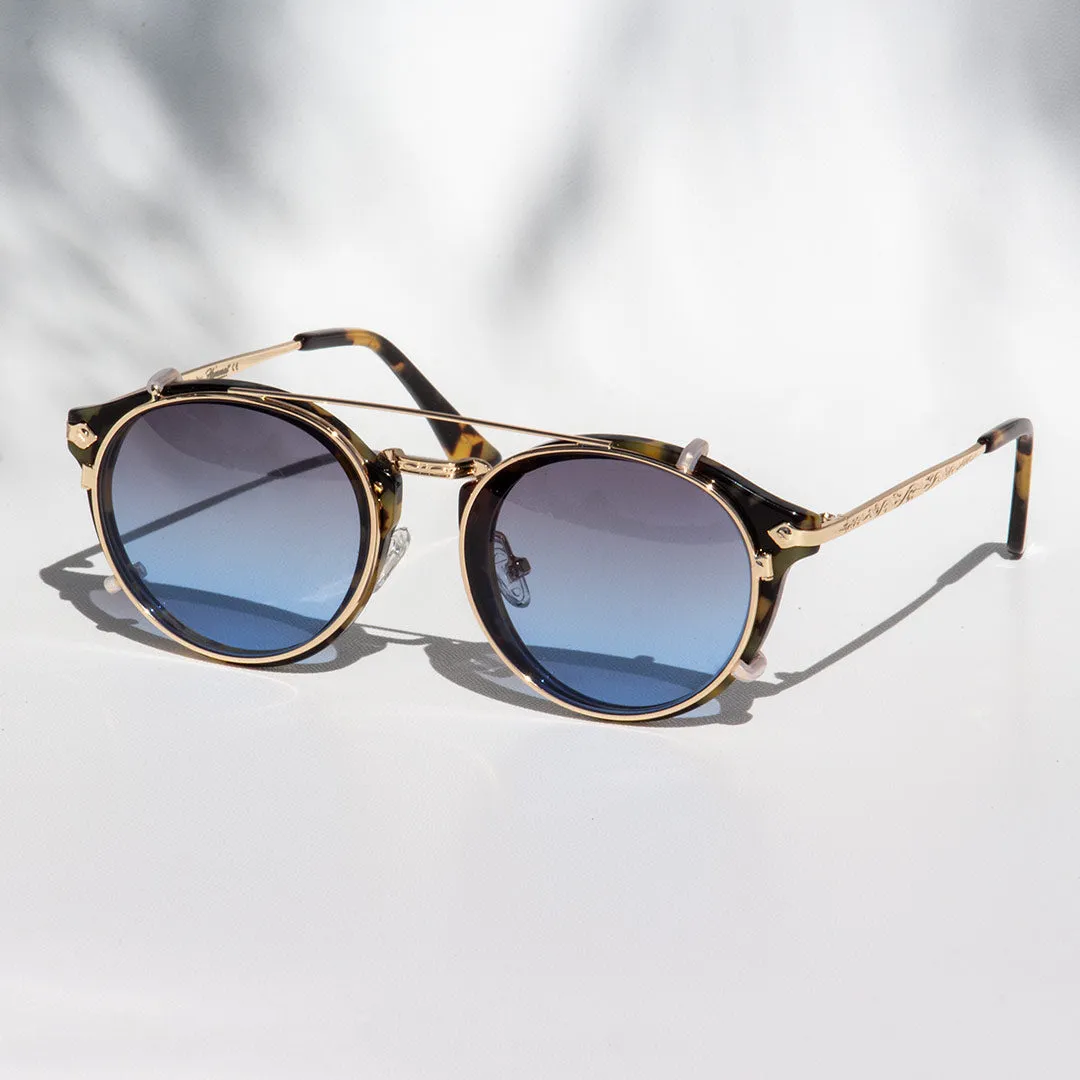 Hemmet Vintage Raider Deluxe Clip S2 clip-on Shark Blue