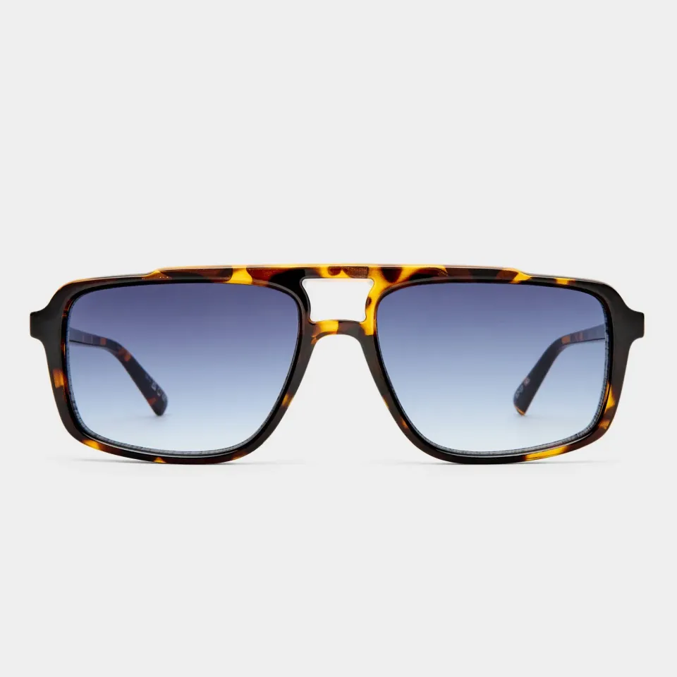 Le Specs Le Gars + occhiale da sole tartaruga sfumato