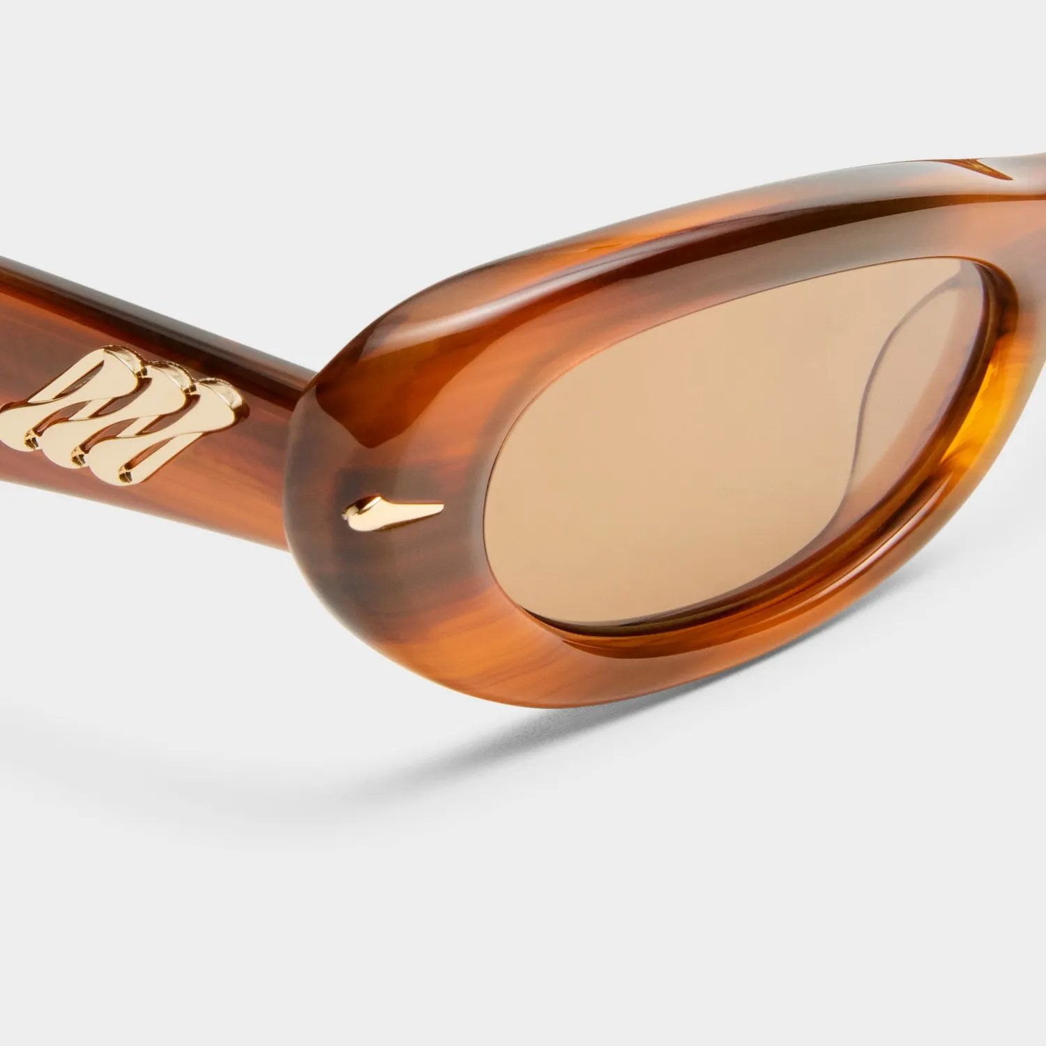 Le Specs Numero Uno occhiali da sole teak tartarugati
