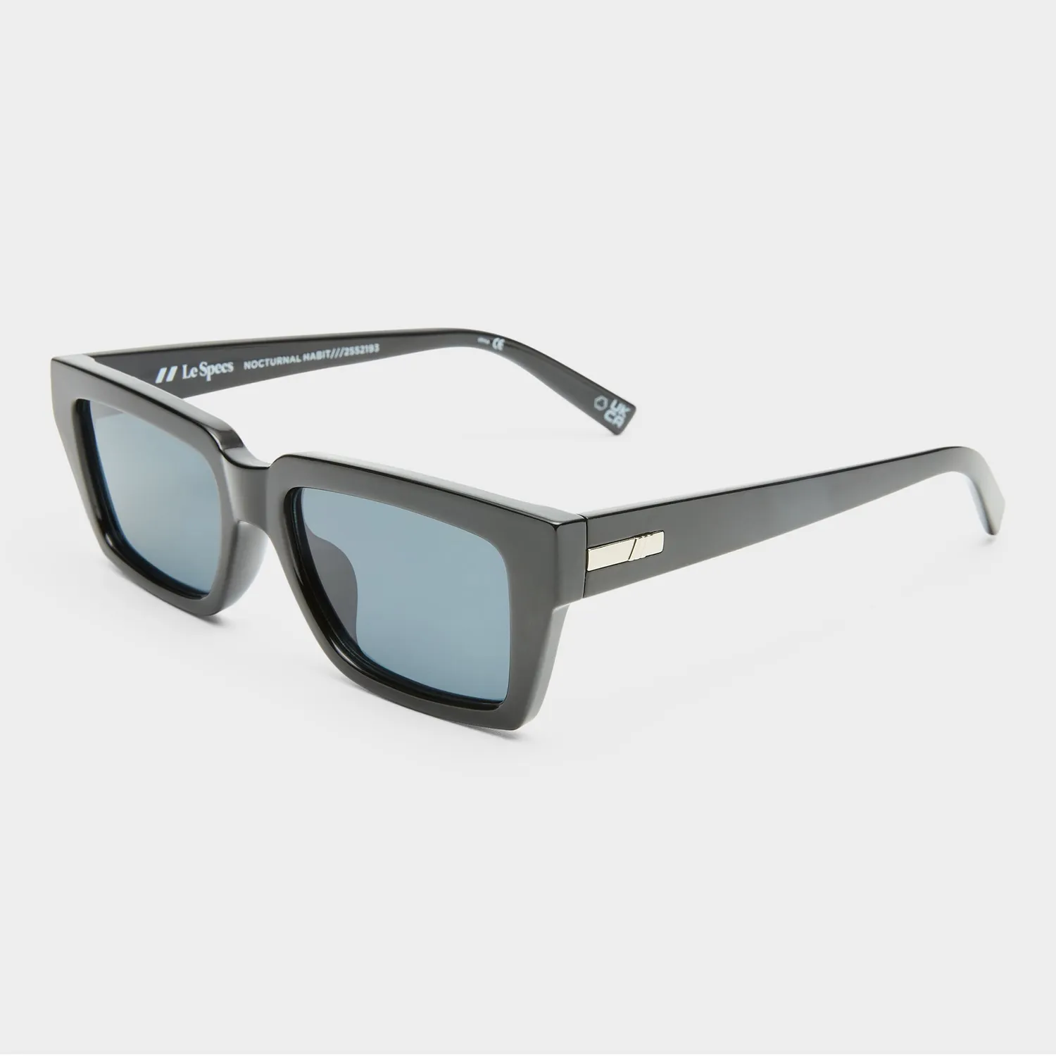 Le Specs Nocturnal Habit occhiali da sole nero D-frame