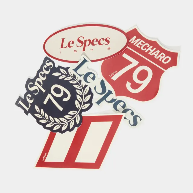 Le Specs Sticker Set adesivi rosso bianco blu 5 pezzi