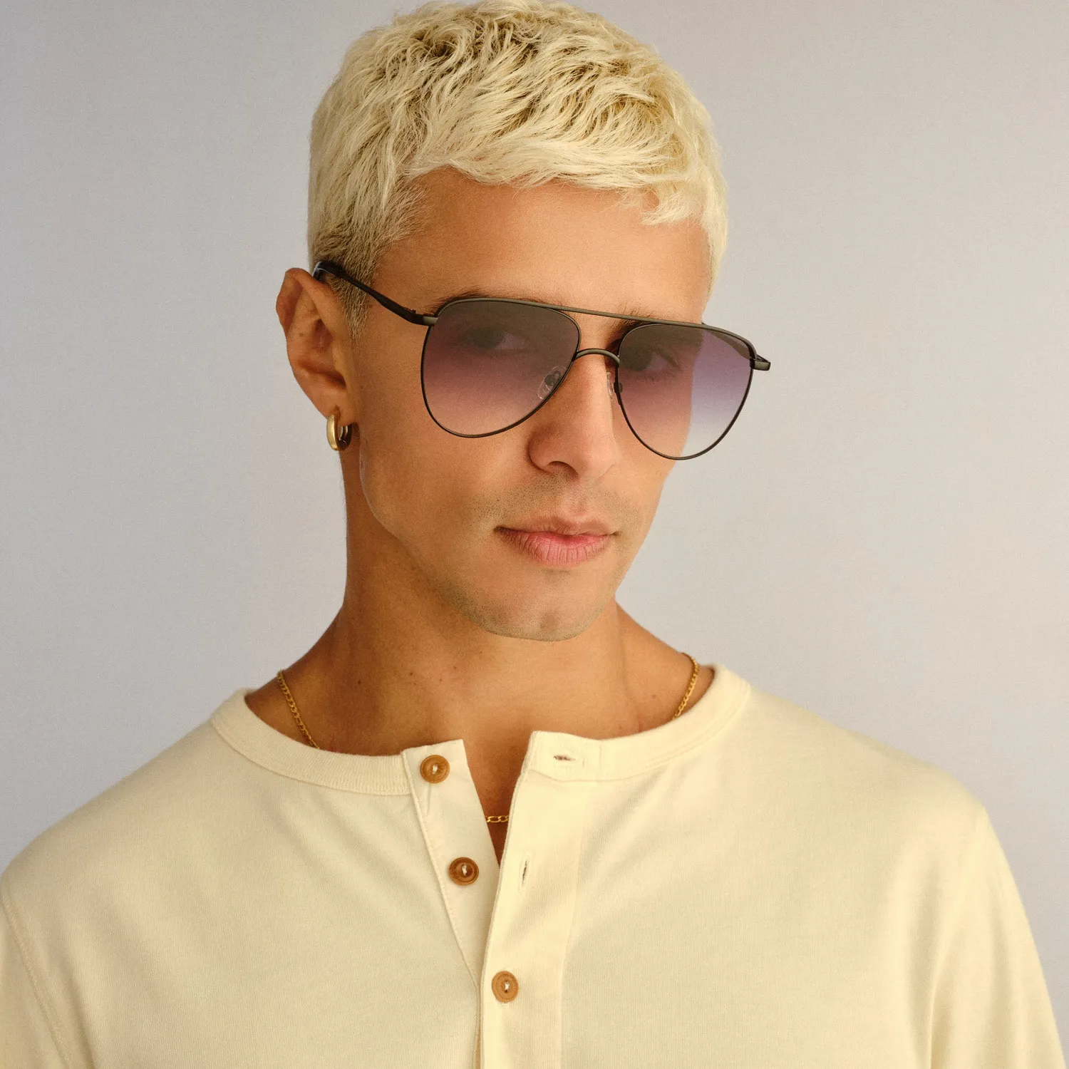 Le Specs The Duke occhiale da sole nero aviatore