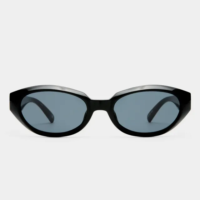 Le Specs Le Bijou occhiale da sole nero ovale