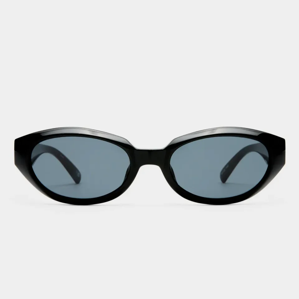Le Specs Le Bijou occhiale da sole nero ovale