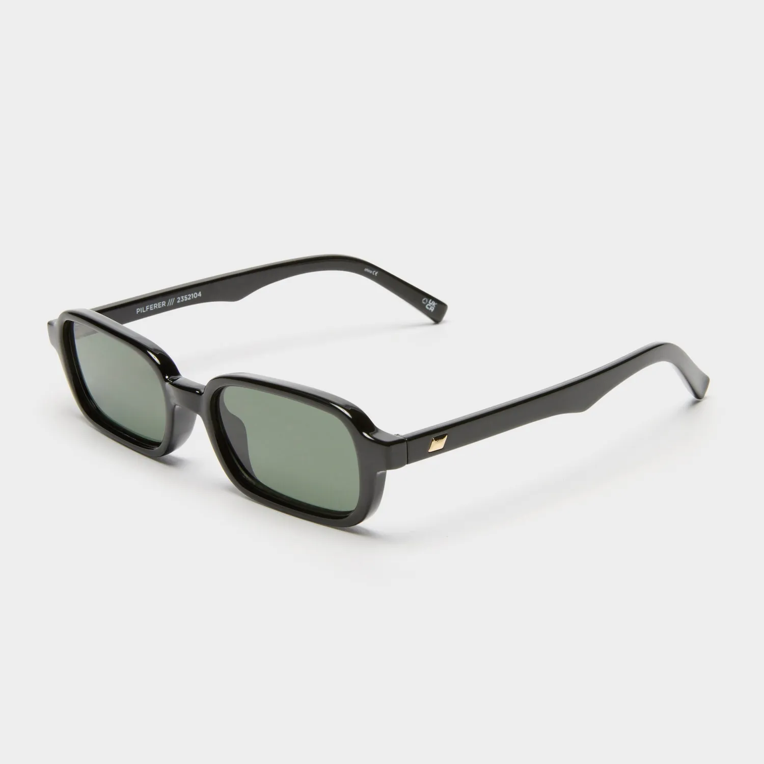 Le Specs Pilferer occhiali da sole nero khaki mono