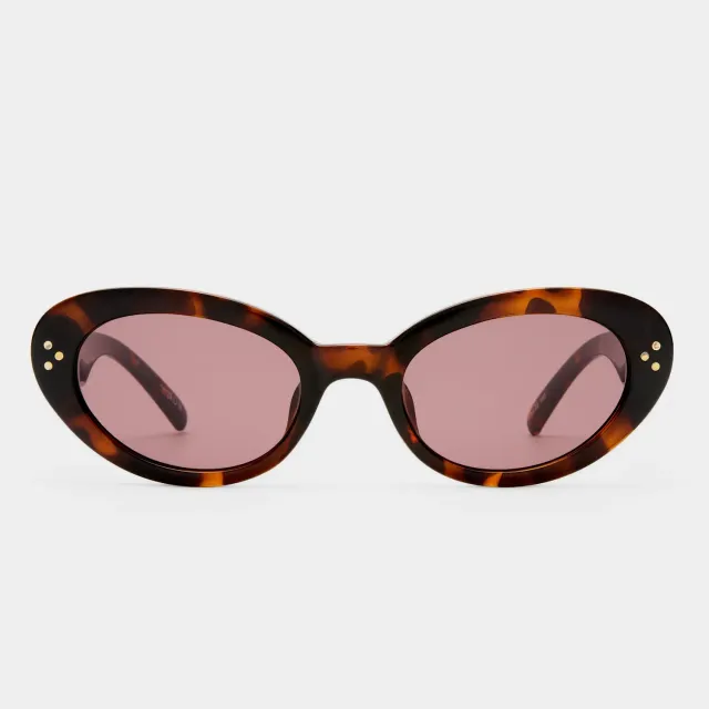 Le Specs Tootsie occhiali da sole tartarugati cat-eye