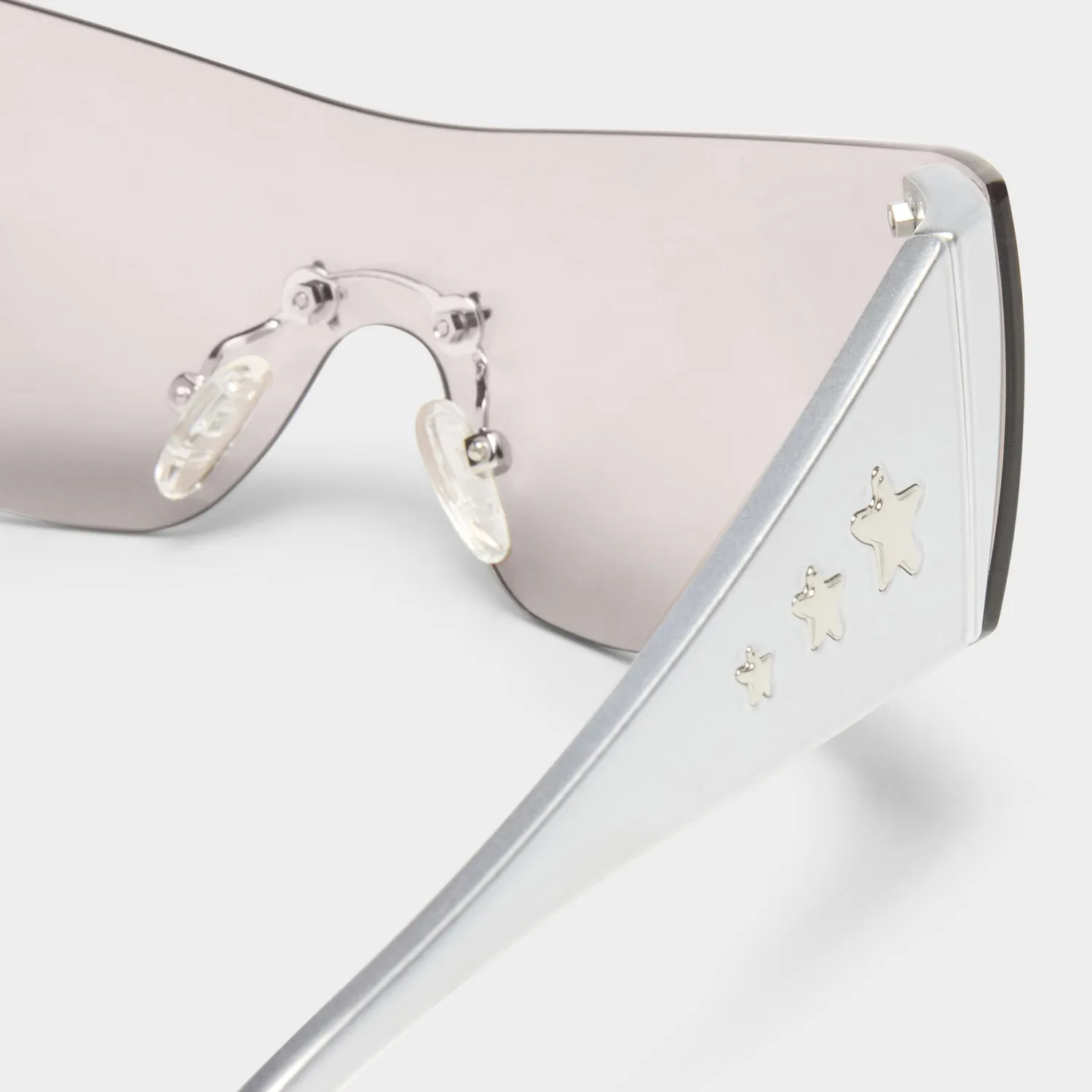 Le Specs I Am A Rich Man occhiale da sole silver chrome specchio
