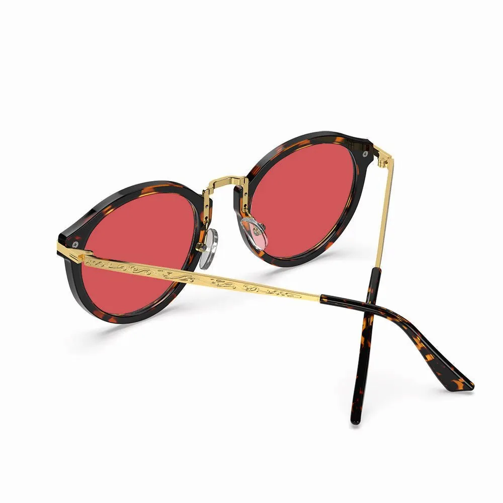 Hemmet Vintage Raider Valentine occhiali sole con clip-on oro