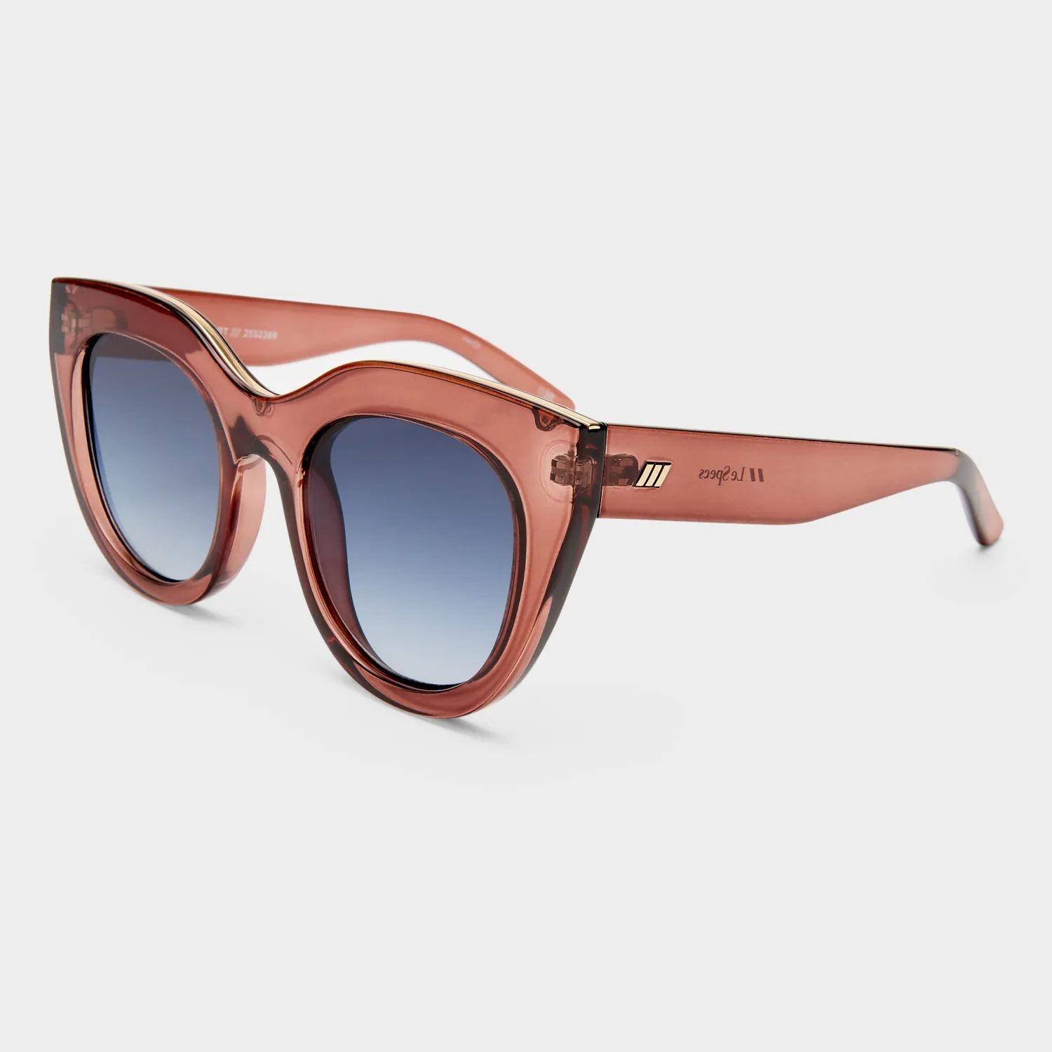 Le Specs Air Heart occhiali da sole smokey pink cat-eye