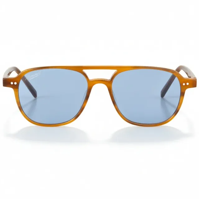 Hemmet America The Vegas occhiale da sole Horn Blue acetato
