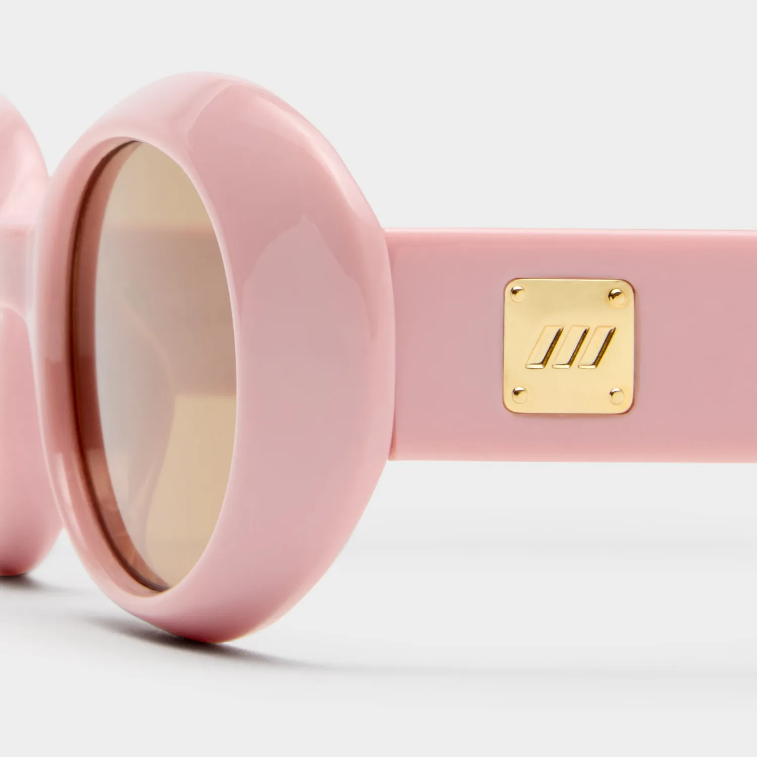 Le Specs Work It occhiale da sole ovale rosa medium