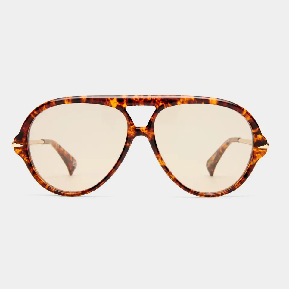 Le Specs Numero Once occhiale da sole mottled tort