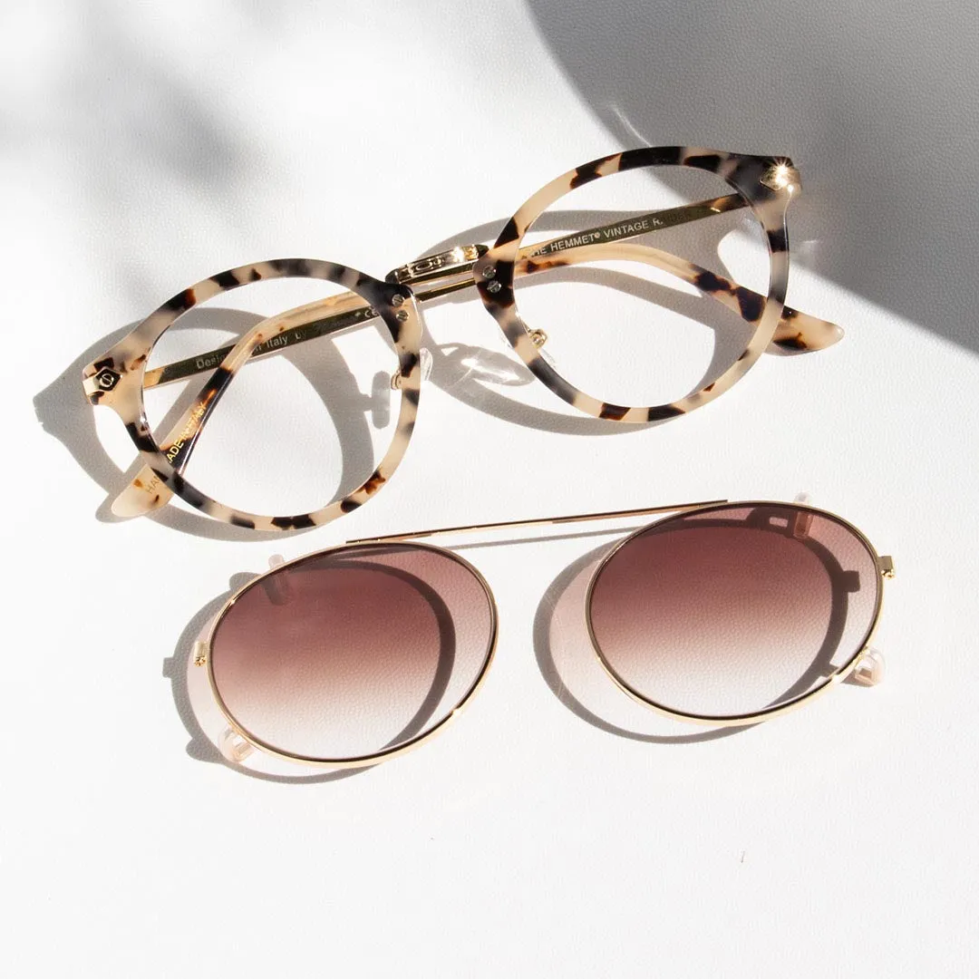 Hemmet Vintage Raider Deluxe Clip S2 occhiale marrone chiaro