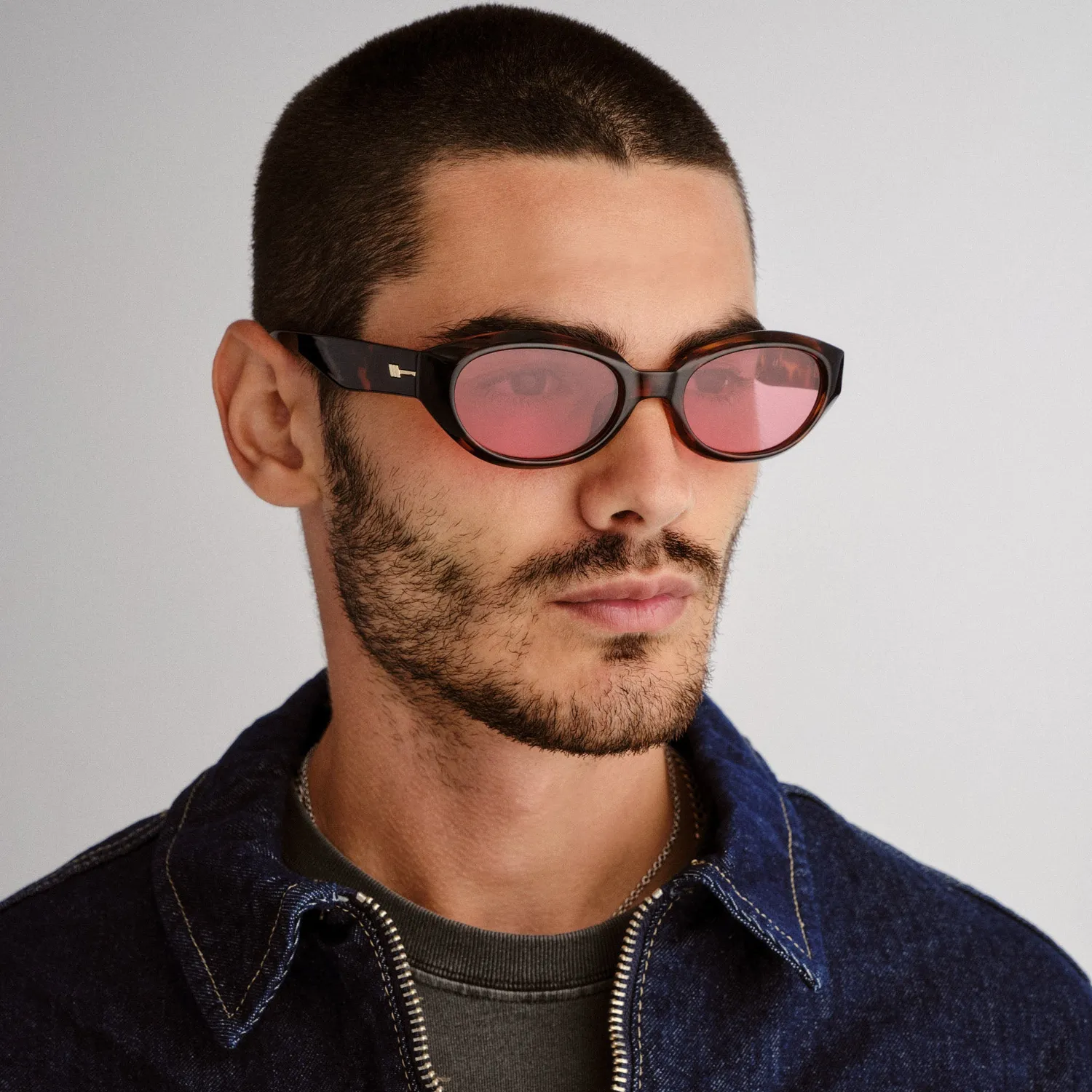 Le Specs Le Bijou occhiale da sole tartarugato ovale