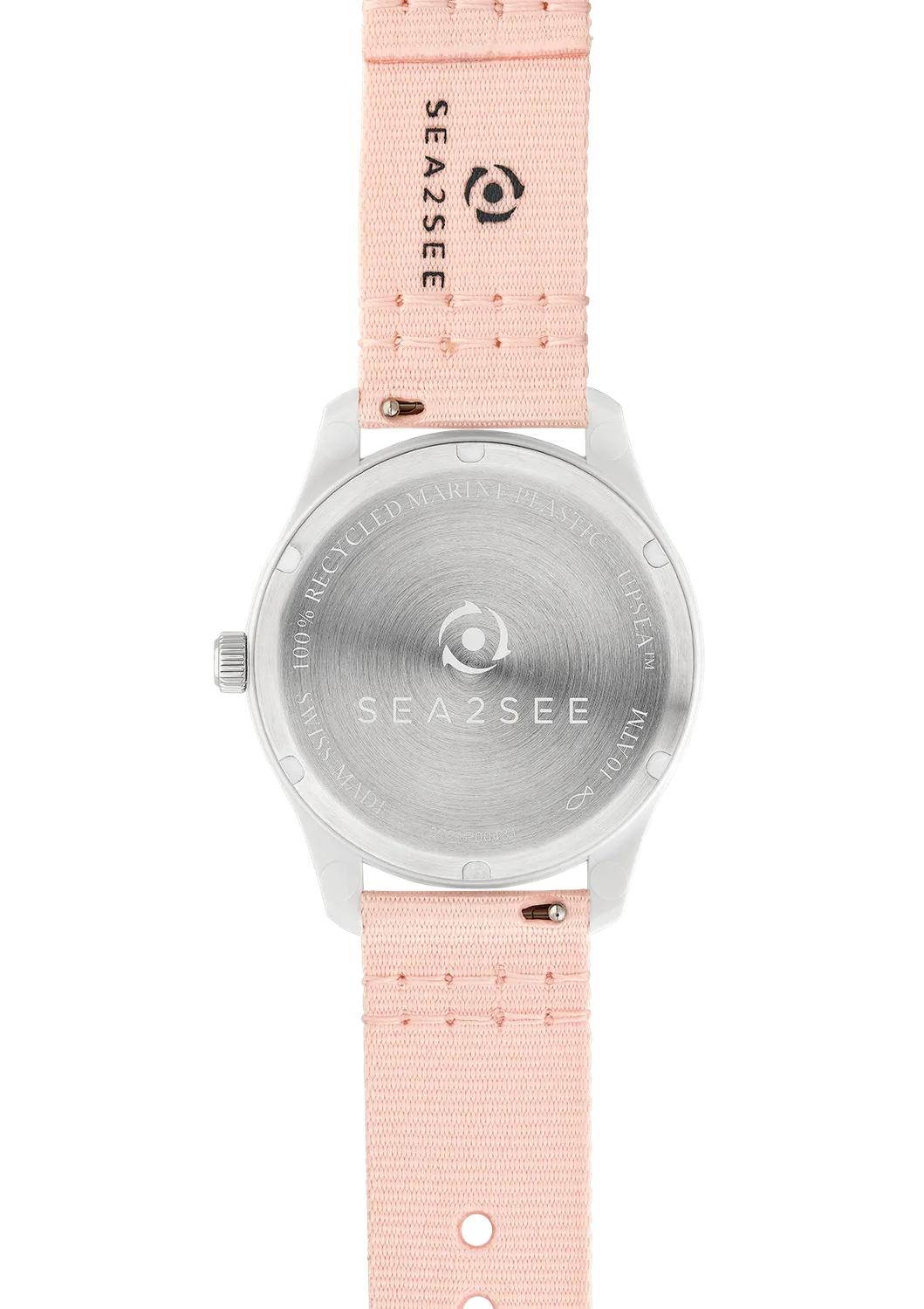 Sea2See Pink Strap cinturino rosa 18 mm riciclato