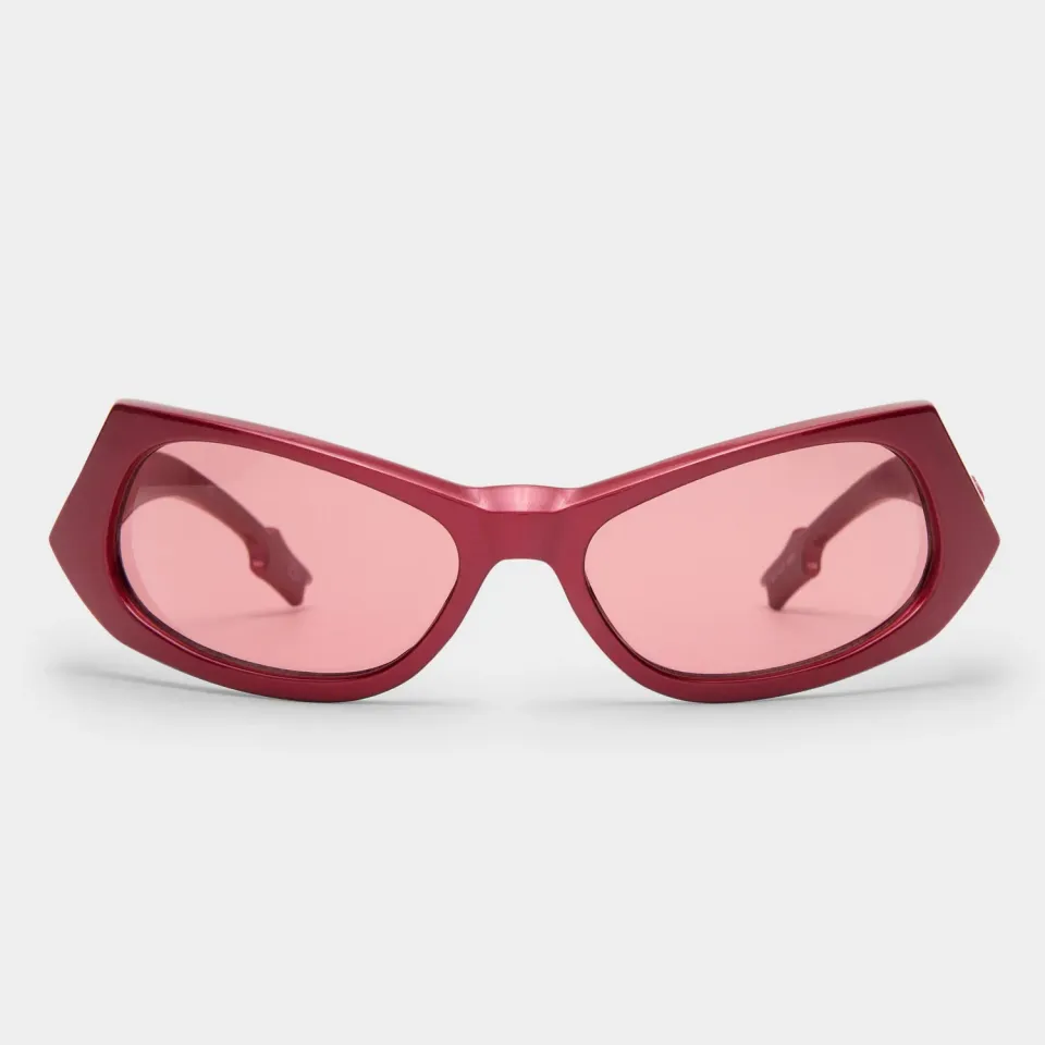 Le Specs Spaceman occhiale da sole galactic magenta avvolgente