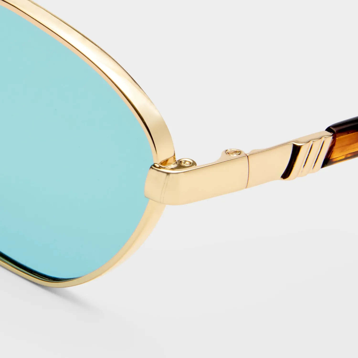 Le Specs Le Bebe occhiali da sole oro aqua mono