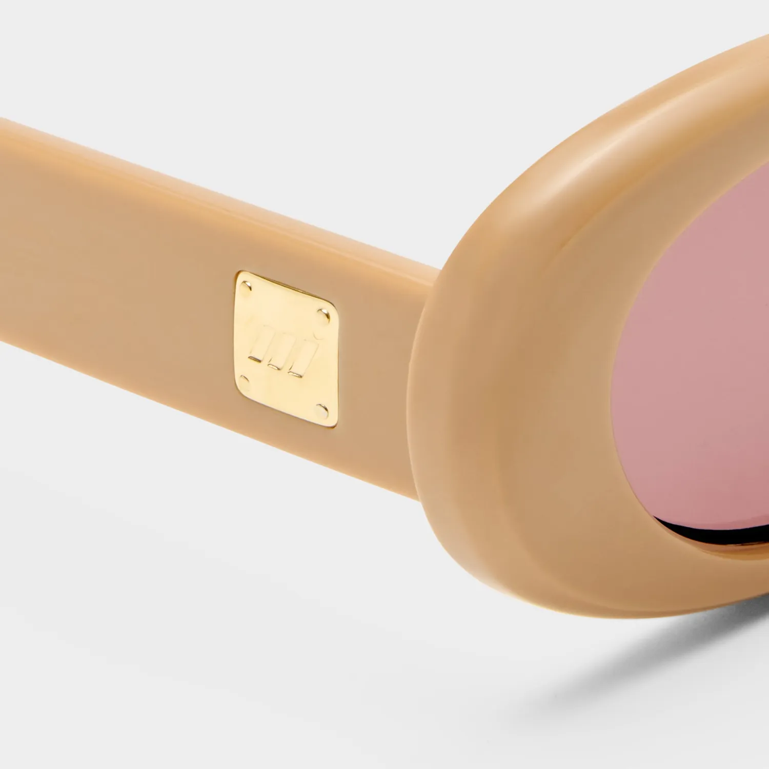 Le Specs Hey Ya+ occhiale da sole cappuccino ovale