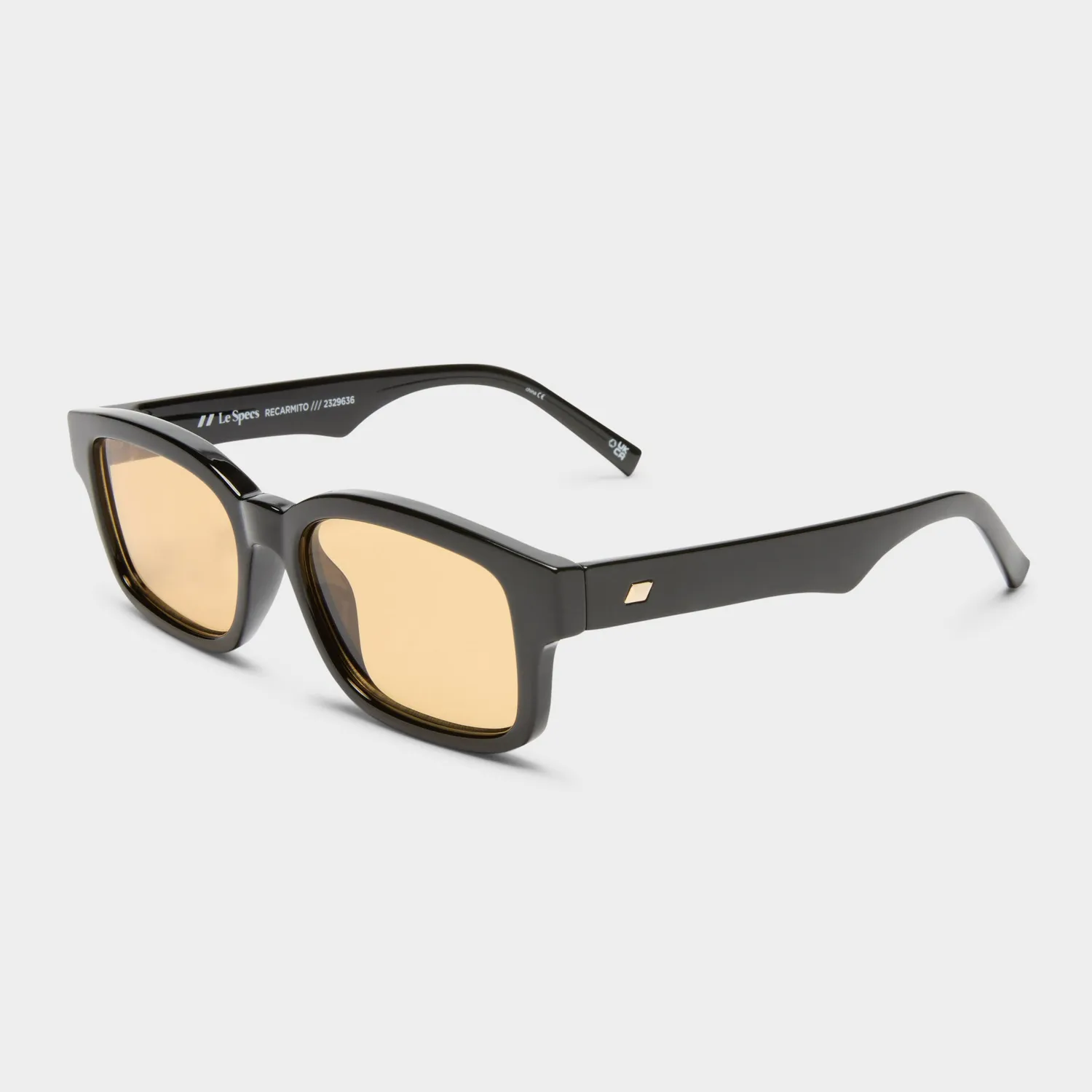 Le Specs Recarmito occhiale da sole nero senape