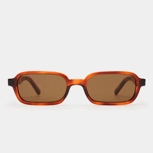 Le Specs Pilferer occhiali da sole toffee tort marroni