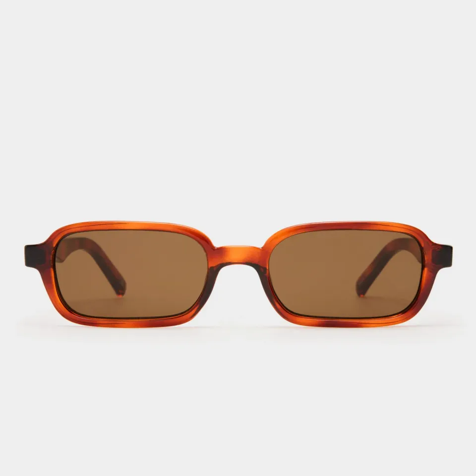 Le Specs Pilferer occhiali da sole toffee tort marroni