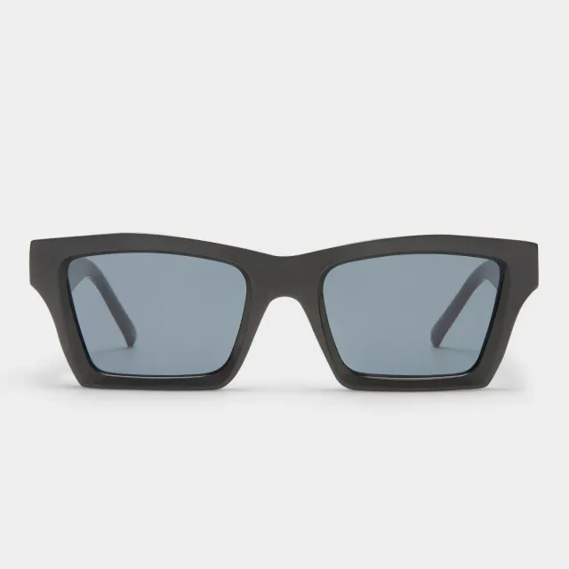 Le Specs Something occhiali da sole neri D-frame